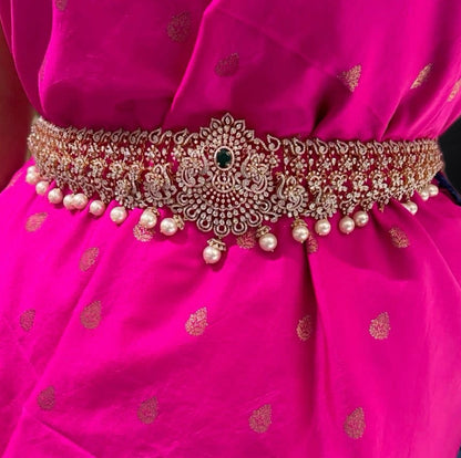 Diamond Vaddanam,silver jewelry ,silver jewellery ,gold dipped jewelry ,South Indian Jewelry,Vaddanam,Kids Vaddanam,hip chain,diamond jewelry,pure Silver indian jewelry - SHABURIS