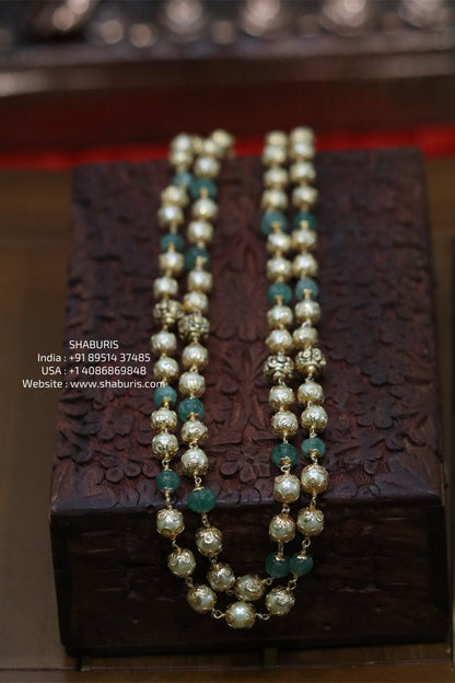 Multi Color Bead Necklace South Sea Pearls Beads necklace SHABURIS