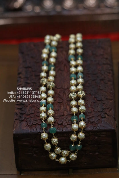 Multi Color Bead Necklace South Sea Pearls Beads necklace SHABURIS