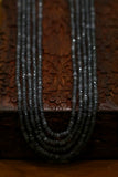 Natural grey rutile rondelle beads precious beads
