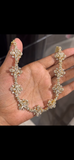 Polki necklace diamond Jewelry necklace Pearl necklace statement jewelry silver necklace 925 silver with 22k gold plated - SHABURIS