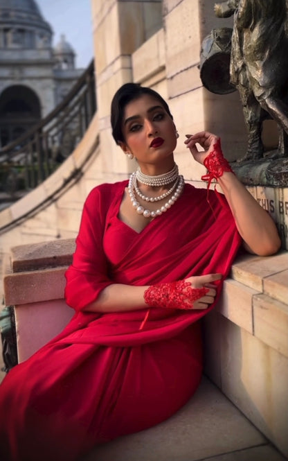 South Sea pearl Necklace wedding jewelry silver necklace 925 silver with 22k gold plated - SHABURIS