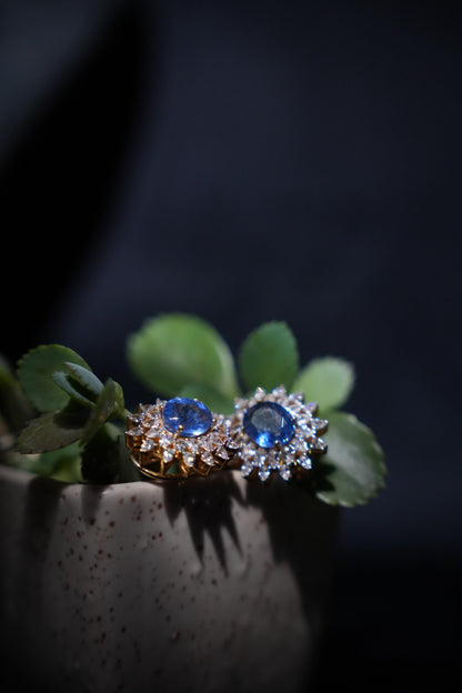 Tanzanite Studs Polki Studs Polki Earrings Cocktail Earrings Diamond Studs Diamond Earrings Simple Studs Pearl Studs 925 Silver Earrings Silver Jewelry - SHABURIS