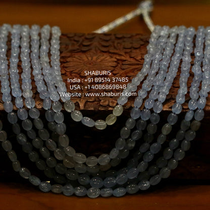 Natural acqumarine beads precious beads