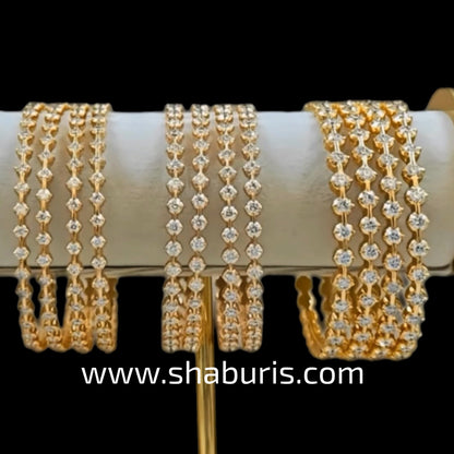 Diamond bangles(4) polki Jewelry,Pure Silver Jewellery Indian ,diamond bangles kundan jewelry,south indian bridal jewelry-SHABURIS