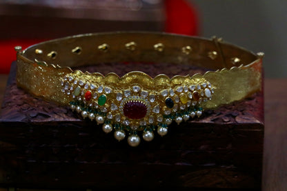 Diamond Vaddanam,South Indian Jewelry,Vaddanam,Kids Vaddanam,hip chain,diamond vaddanam,pure Silver indian jewelry - SHABURIS