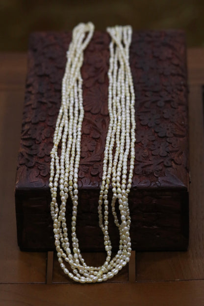 Rice pearls Bead Necklace SHABURIS