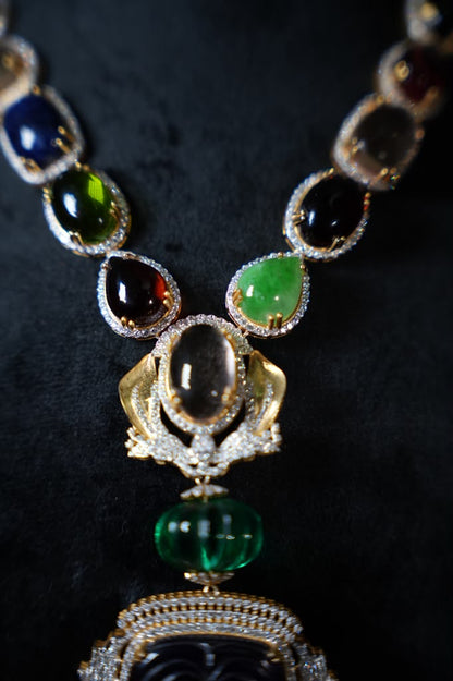 Prabha reddy necklace Sabyasachi Necklace 925 silver jewelry - SHABURIS