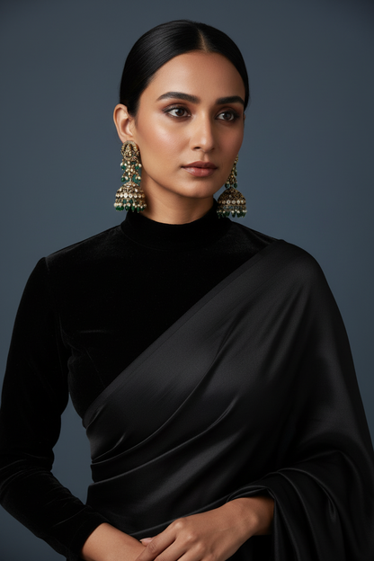 Antique Earrings Diamond Jhumkas Polki Diamond Earrings Polki Jhumkas Big Earrings 925 Silver Jewelry Silver Earrings - SHABURIS