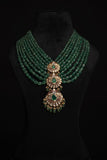 925 silver jewelry Emerald haram  mens jewelry unisex jewelry 22k gold plated - SHABURIS