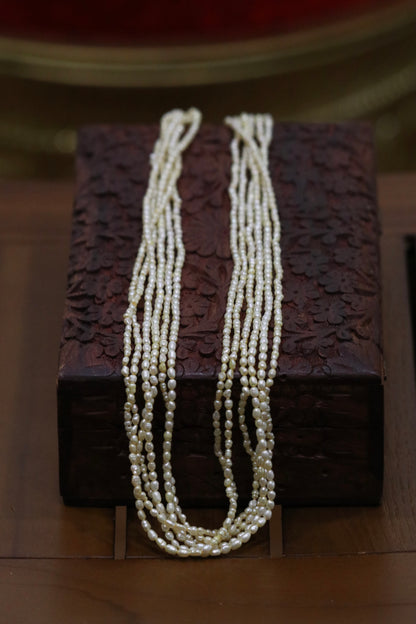 Rice pearls Bead Necklace SHABURIS