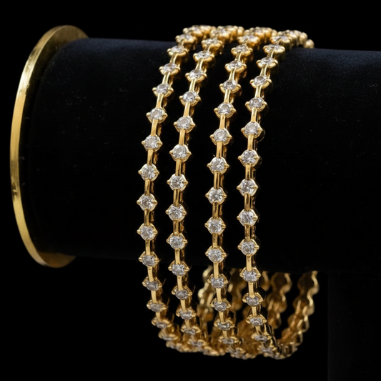 Diamond bangles(4) polki Jewelry,Pure Silver Jewellery Indian ,diamond bangles kundan jewelry,south indian bridal jewelry-SHABURIS