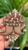 Puligoru pendant tiger brooch wedding jewelry silver necklace 925 silver with 22k gold plated - SHABURIS