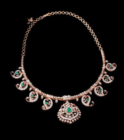 Diamond kante 925 silver jewelry 22k gold plated - SHABURIS