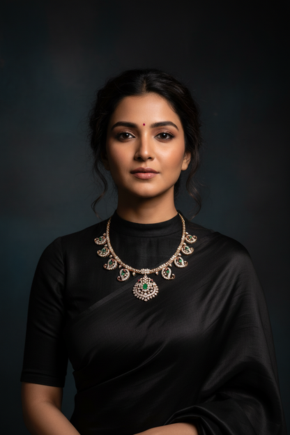 Diamond kante 925 silver jewelry 22k gold plated - SHABURIS