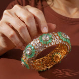 Polki bangles polki Jewelry,Pure Silver Jewellery Indian ,diamond bangles kundan jewelry,south indian bridal jewelry-SHABURIS