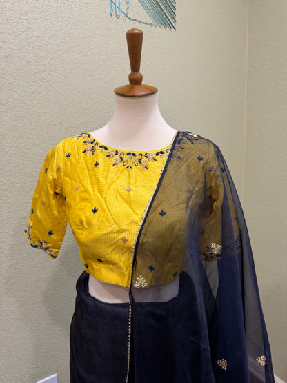 Designer saree with Blouse