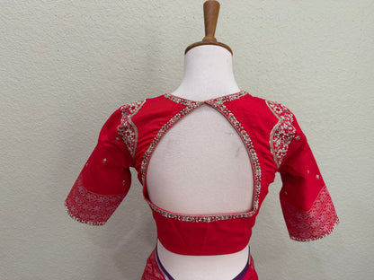 Banarasi saree with Blouse  - Red