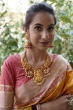 Antique necklace Ethnic necklace Pure Silver jewelry Indian diamond Necklace silver jewelry -SHABURIS