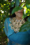 Polki necklace Pure Silver jewelry Indian diamond Necklace-SHABURIS