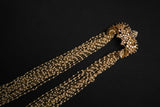 Pearl necklace Pure Silver jewelry Indian diamond Necklace silver jewelry -SHABURIS