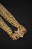 Pearl necklace Pure Silver jewelry Indian diamond Necklace silver jewelry -SHABURIS