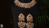 Polki necklace Pure Silver jewelry Indian diamond Necklace silver jewelry -SHABURIS