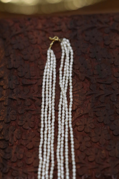 Rice pearls Bead Necklace SHABURIS