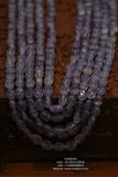 Tanzanite beads beaded mala pure gems gold jewelry designs indian pure silver jewelry bead necklace statement jewelry SHABURIS
