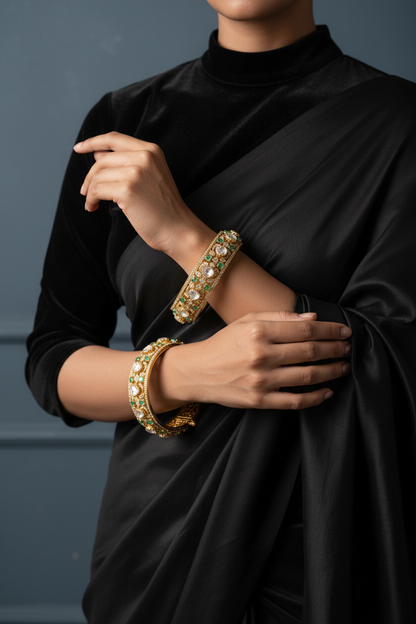 Polki Bangles Diamond bangles polki Jewelry,Pure Silver Jewellery Indian ,diamond bangles kundan jewelry,south indian bridal jewelry-SHABURIS