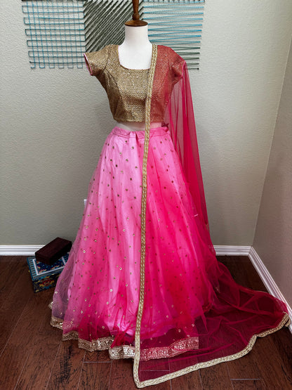Designer Lehenga | Mehendi & Haldi Lehenga Choli | yellow purple Lehenga Set | Indian Wedding Guest Outfit | Pre Wedding Ceremony Dress