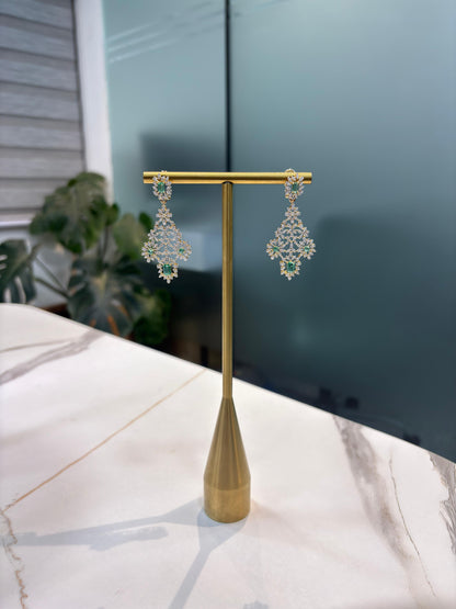 Diamond haram necklace polki necklace diamond Jewelry necklace Pearl necklace statement jewelry silver necklace 925 silver with 22k gold plated - SHABURIS