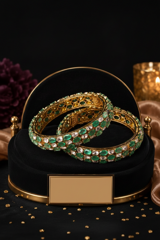 Polki Bangles Diamond bangles polki Jewelry,Pure Silver Jewellery Indian ,diamond bangles kundan jewelry,south indian bridal jewelry-SHABURIS