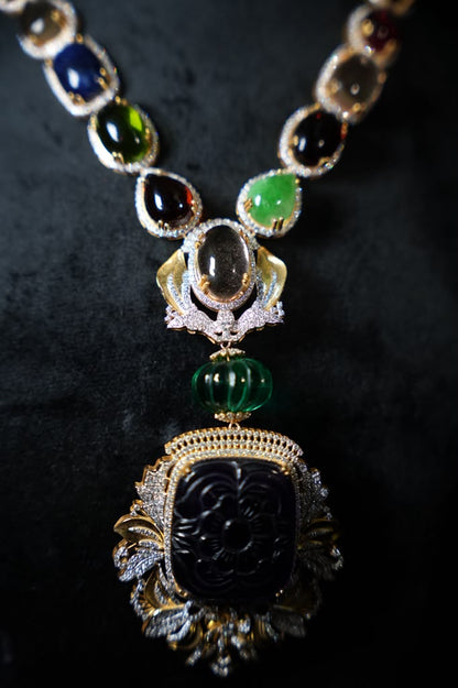 Prabha reddy necklace Sabyasachi Necklace 925 silver jewelry - SHABURIS