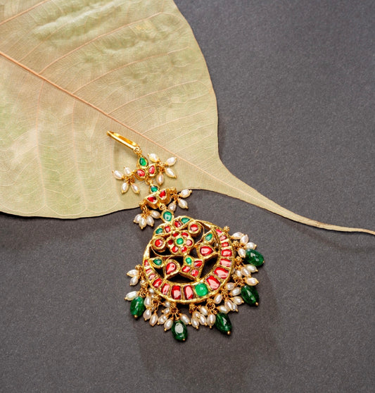 Nakshi Maang tikka,pure silver maang tikka,polki maang tikka,papati billa,kids tikka,kundan maang tikka 925 silver jewelry -SHABURIS