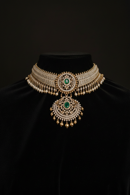 Tussi necklace 925 silver jewelry 22k gold plated - SHABURIS
