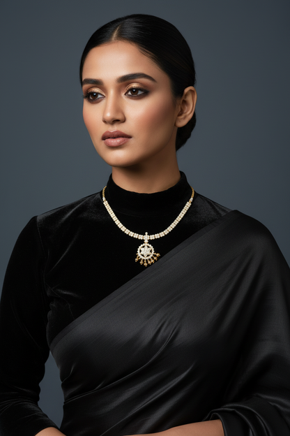 Addiga Necklace Diamond Necklace Cocktail Necklace Cocktail Jewelry Cocktail Earrings 925 silver jewelry- SHABURIS (Copy)