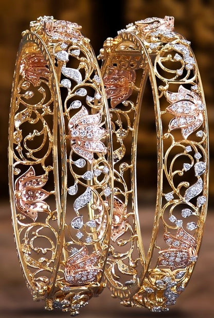 Diamond bangles polki Jewelry,Pure Silver Jewellery Indian ,diamond bangles kundan jewelry,south indian bridal jewelry-SHABURIS
