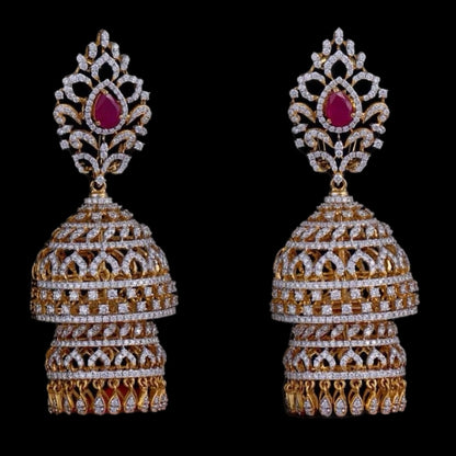 Polki Studs Polki Earrings Cocktail Earrings Diamond Studs Diamond Earrings Simple Studs Pearl Studs 925 Silver Earrings Silver Jewelry - SHABURIS