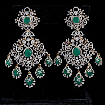 Polki Studs Polki Earrings Cocktail Earrings Diamond Studs Diamond Earrings Simple Studs Pearl Studs 925 Silver Earrings Silver Jewelry - SHABURIS
