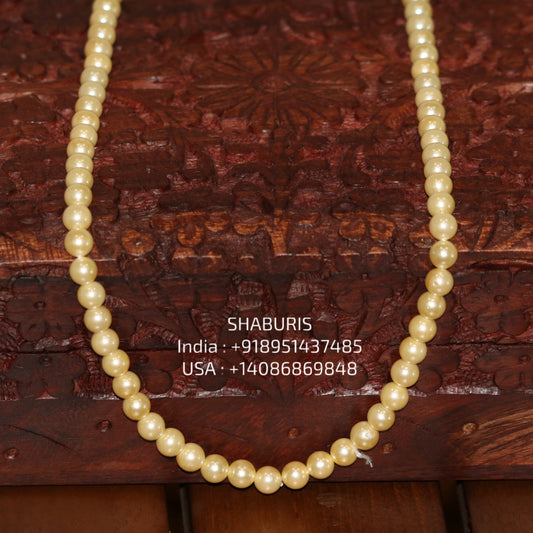 South sea pearl bead necklace statement jewelry SHABURIS