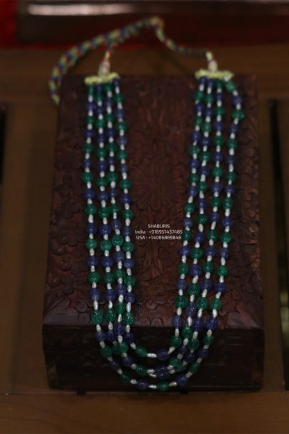 Tanzanite beads beaded mala pure gems gold jewelry designs indian pure silver jewelry bead necklace statement jewelry SHABURIS