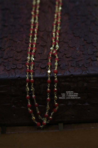 Coral Bead Necklace SHABURIS