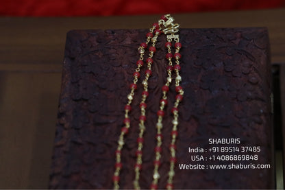Coral Bead Necklace SHABURIS