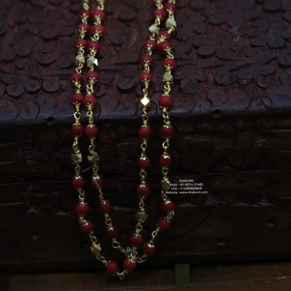 Coral Bead Necklace SHABURIS