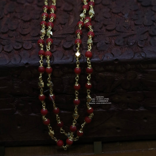 Coral Bead Necklace SHABURIS