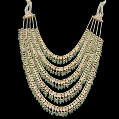 Panchlada necklace 925 silver jewelry 22k gold plated - SHABURIS