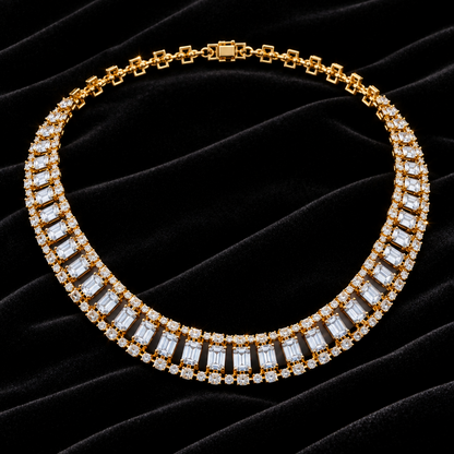 Cocktail Necklace Diamond Necklace destination jewelry rubies emeralds bridal diamond necklace indian jewelry designs silver jewelry wedding jewelry - SHABURIS