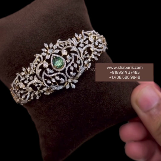 Diamond bangles polki Jewelry,Pure Silver Jewellery Indian ,diamond bangles kundan jewelry,south indian bridal jewelry-SHABURIS