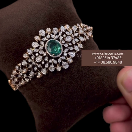Diamond bangles polki Jewelry,Pure Silver Jewellery Indian ,diamond bangles kundan jewelry,south indian bridal jewelry-SHABURIS